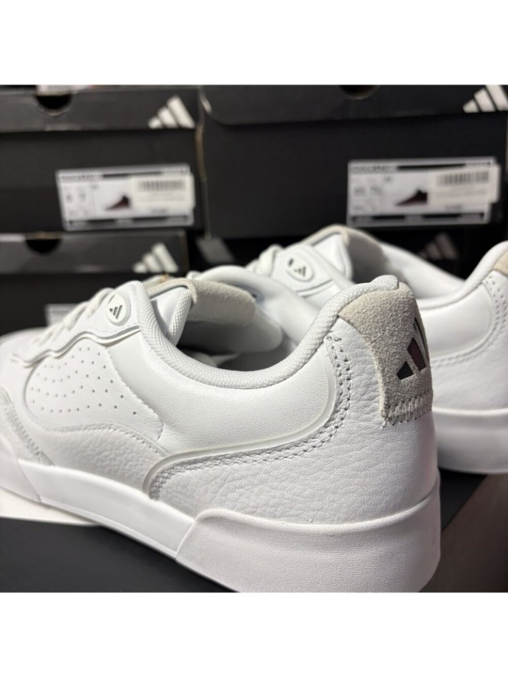 Adidas Mens Retrocross 25 Spikeless Golf Shoes Size 7 M White/Gum - IH3396 - Picture 5 of 8